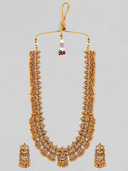 Gold Plated Temple Necklace Set